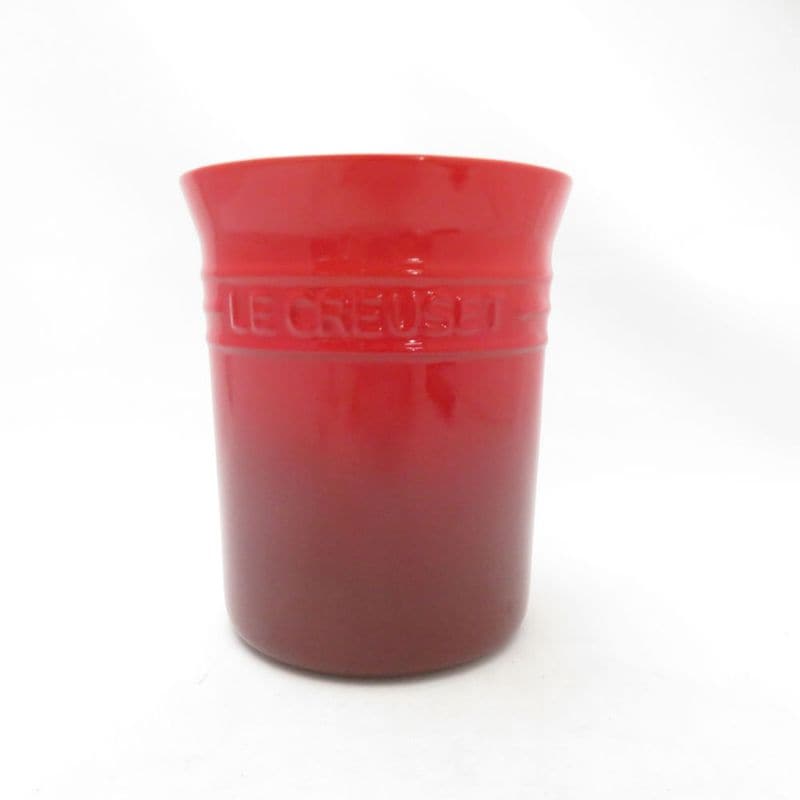 美品 Le Creuset ルクルーゼ ユーテンシル 1点 カトラリースタンド ツールスタンド SC11166K2 【中古】