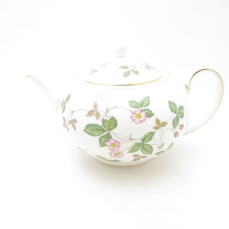 未使用 WEDGWOOD ウェッジウッド ワイルドストロベリー ティーポット 1点 1200ml 1.2L Lサイズ SO3912K2 【中古】