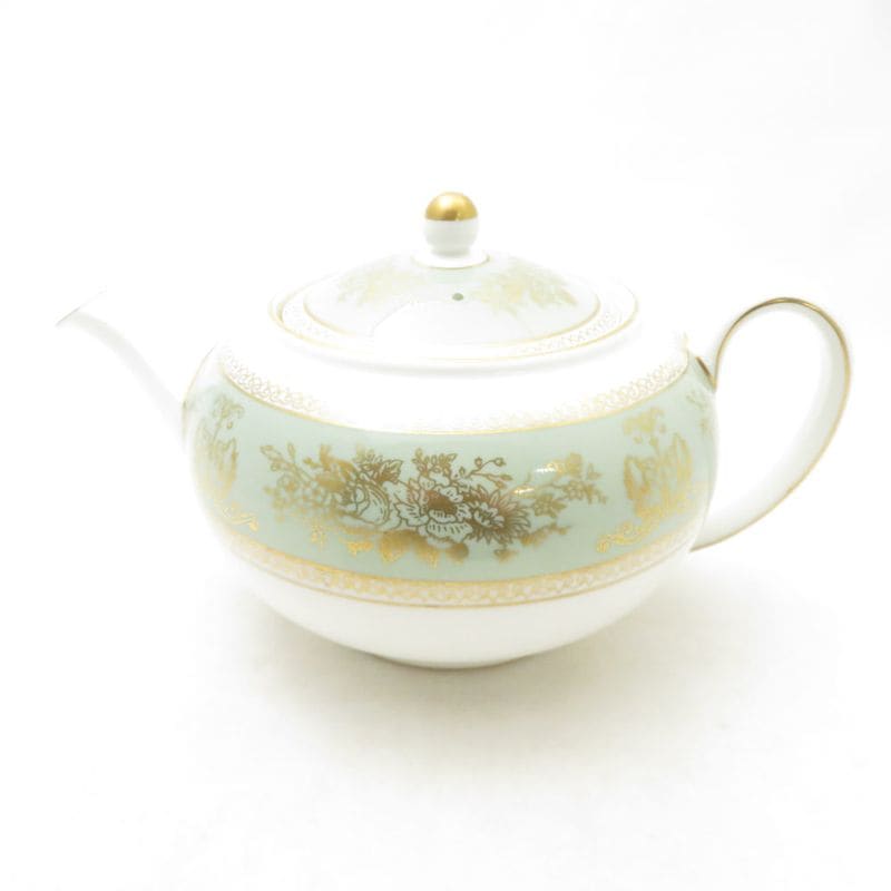 WEDGWOOD ウェッジウッド コロンビアセージグリーン ティーポット 1.2L 1200ml Lサイズ SO3920E1 【中古】