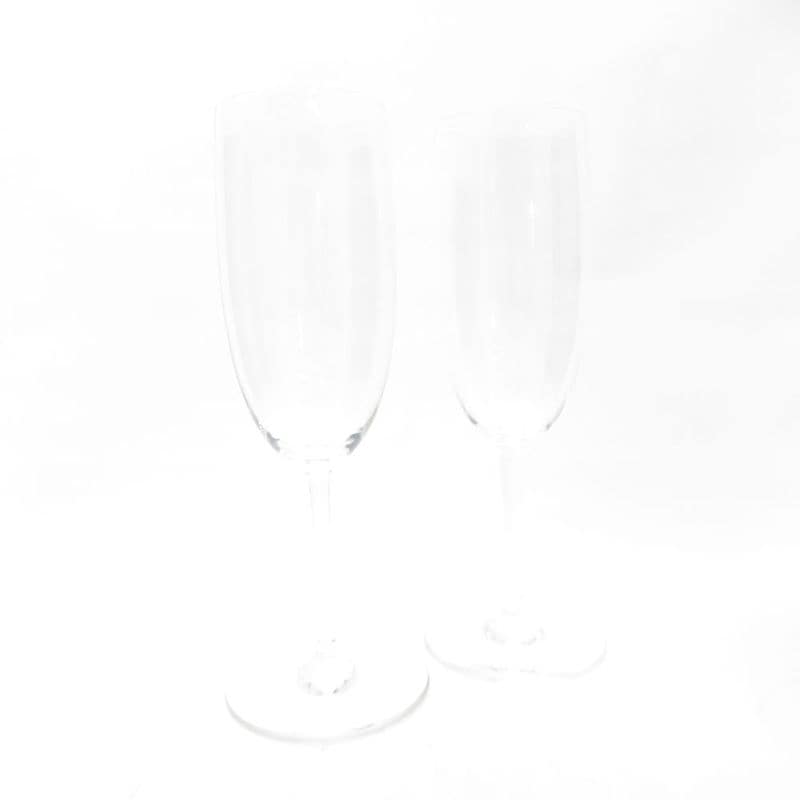 Baccarat バカラ パーフェクション シャンパングラス 2客 ペア SM5267D1 【中古】