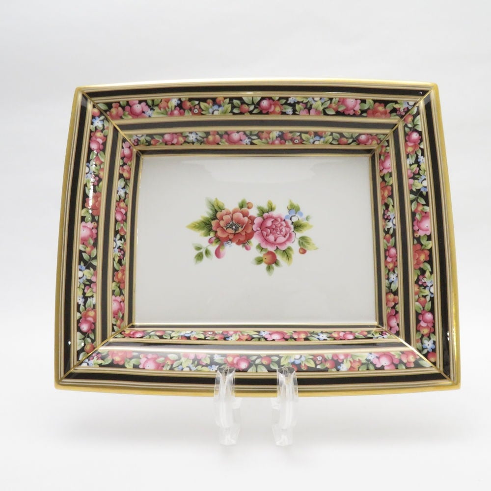 美品 WEDGWOOD ウェッジウッド クリオ 角皿 スクエアプレート SY9557L 【中古】