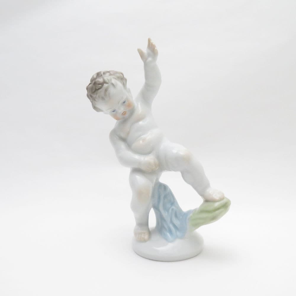 未使用 Herend ヘレンド 5751 フィギュリン 置物 人形 SY9614P 【中古】