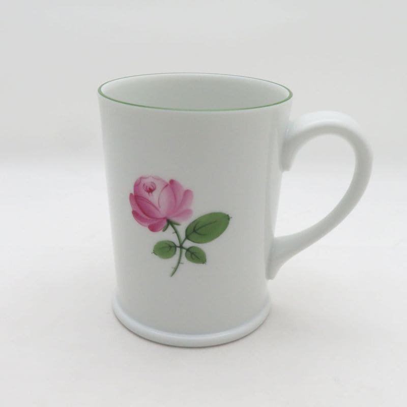 美品 AUGARTEN アウガルテン ウィンナーローズ マグカップ 薔薇 バラ オーストリア ハンドペイント SU14623E2 【中古】