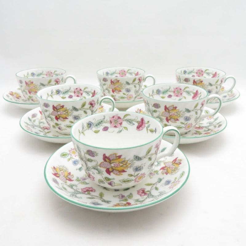 MINTON ミントン ハドンホール ティーカップ＆ソーサー 6客 セット SM5489B3 【中古】