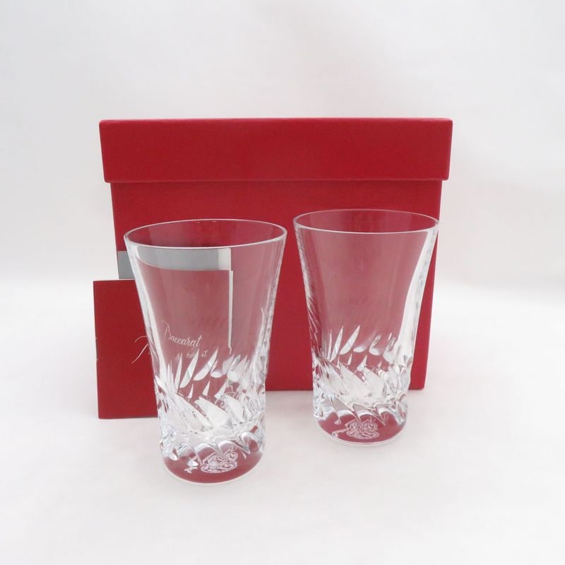 未使用 Baccarat バカラ グラスジャパン グローリア グラス 2点 ペア タンブラー 日本限定品 SC11325F1 【中古】
