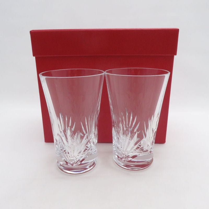 未使用 Baccarat バカラ ルテシア グラスジャパン 2客 ペア SO4049H2 【中古】