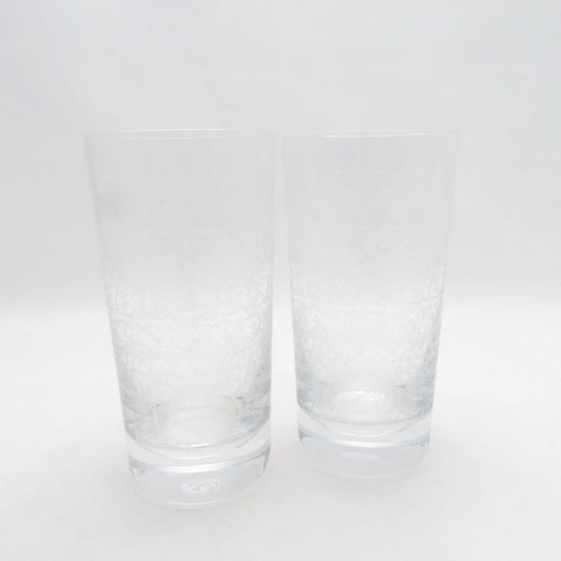 美品 Baccarat バカラ ローハン ハイボールタンブラー 2点 クリスタル ペア グラス H14 SU14321J2 【中古】