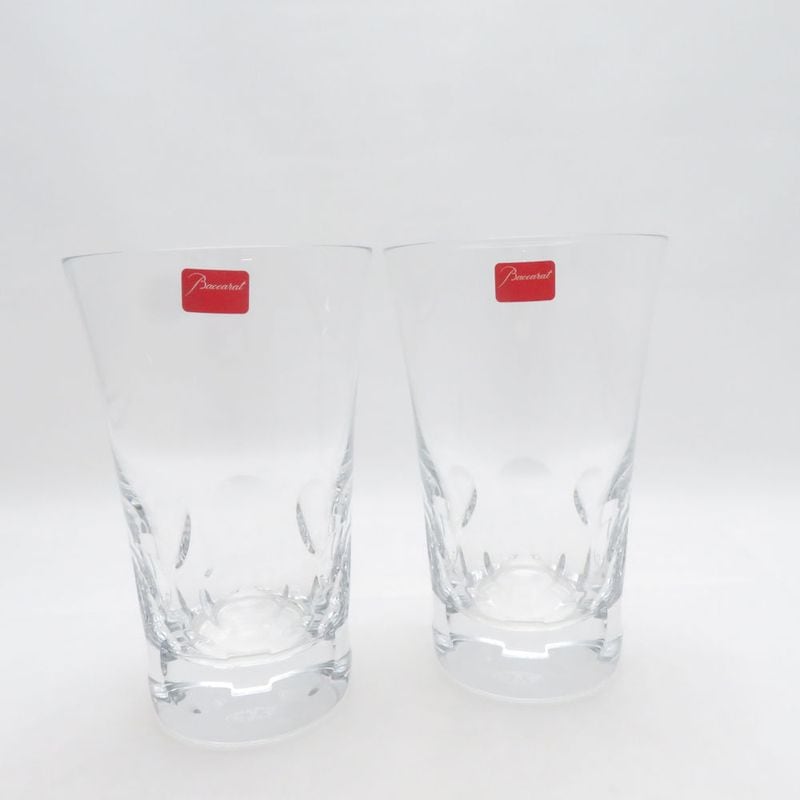 美品 Baccarat バカラ ベルーガ ハイボールタンブラー 2点 クリスタル ペア グラス H14 SU14322J2 【中古】