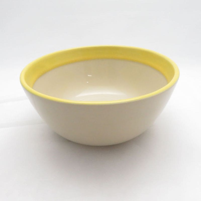 美品 iittala イッタラ PLAY プレイ ベージュ・イエロー サラダボウル 19cm 深皿 鉢 丼 北欧 フィンランド SU14534S2 【中古】