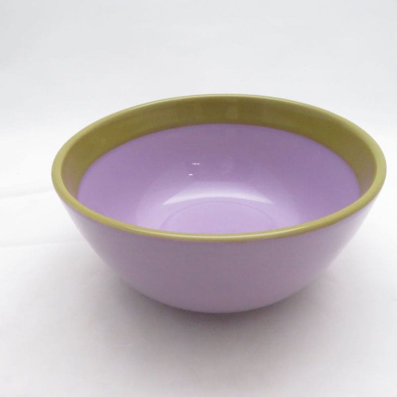 美品 iittala イッタラ PLAY プレイ ライラック・オリーブ サラダボウル 19cm 深皿 鉢 丼 北欧 フィンランド SU14535S2 【中古】