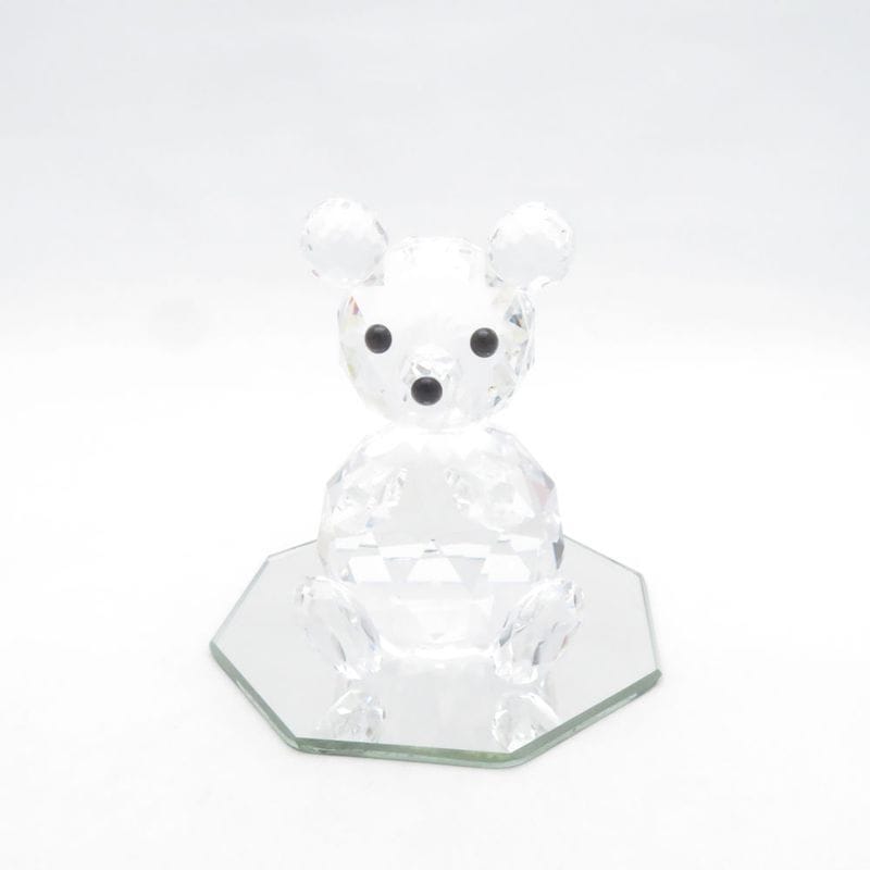 美品 SWAROVSKI スワロフスキー クリスベア フィギュリン クリスタル クマ 置物 ガラスオブジェ インテリア 雑貨 SU14523A1 【中古】