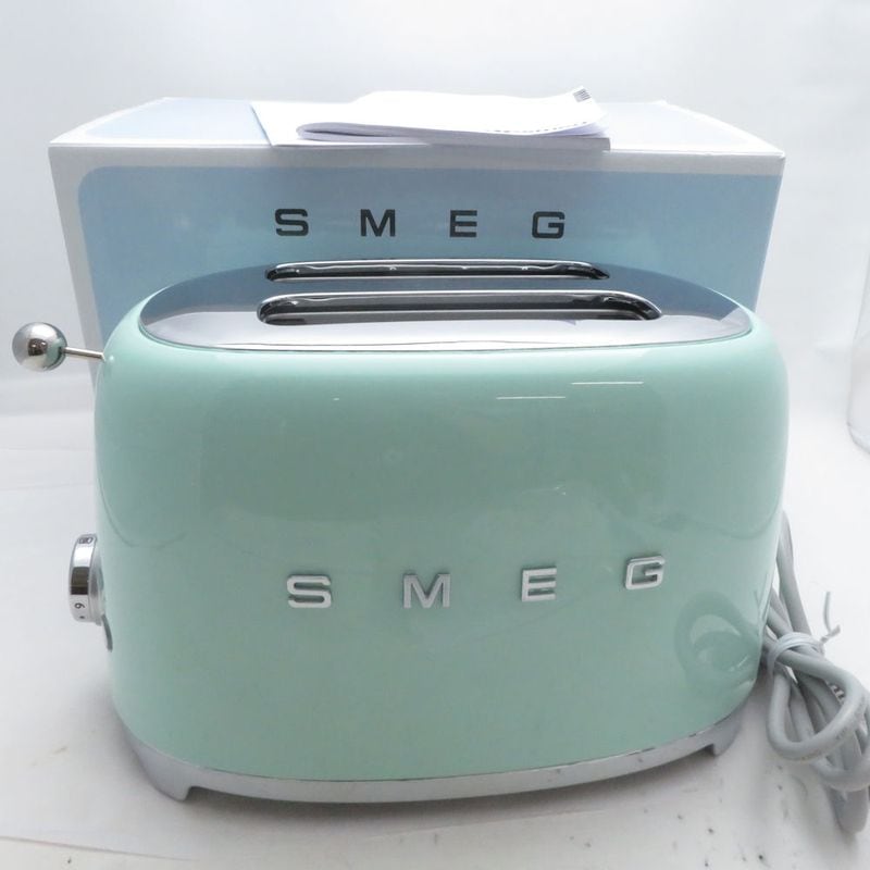 未使用 SMEG スメッグ TSF01PGJP ポップアップトースター 2枚焼 パステルグリーン SO3975Z 【中古】
