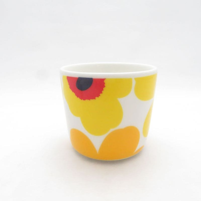 marimekko マリメッコ UNIKKO ウニッコ 50周年 ラテマグ 磁器 日本限定 マグ コップ 花 北欧 SC11291P1 【中古】