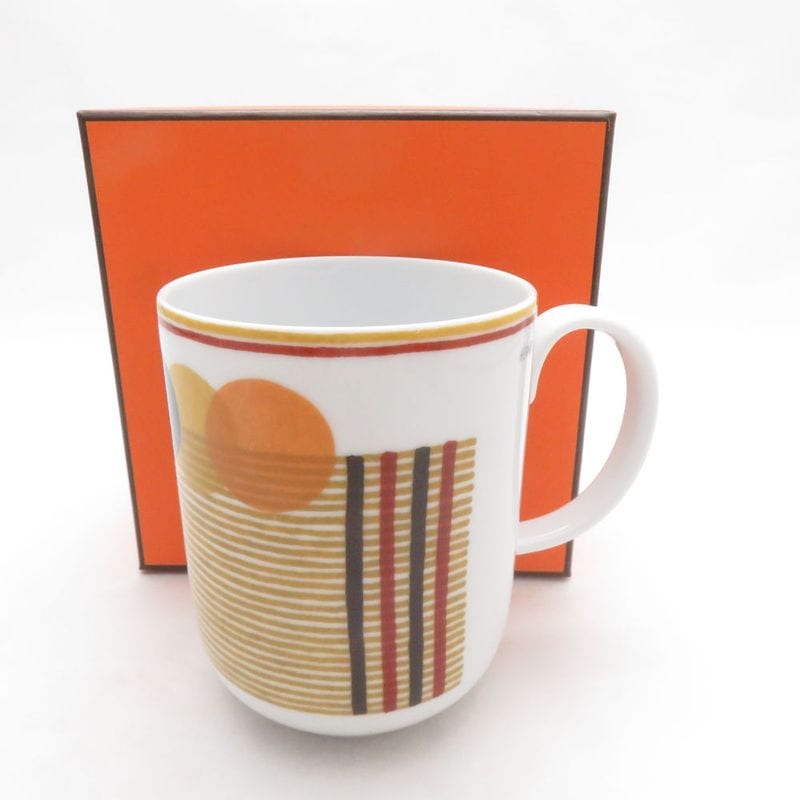 未使用 HERMES エルメス ソー エルメス クーヴェルチュール マグカップ ポーセリン 馬 ティー コーヒー テーブルウェア 高級 SU14727V2 【中古】