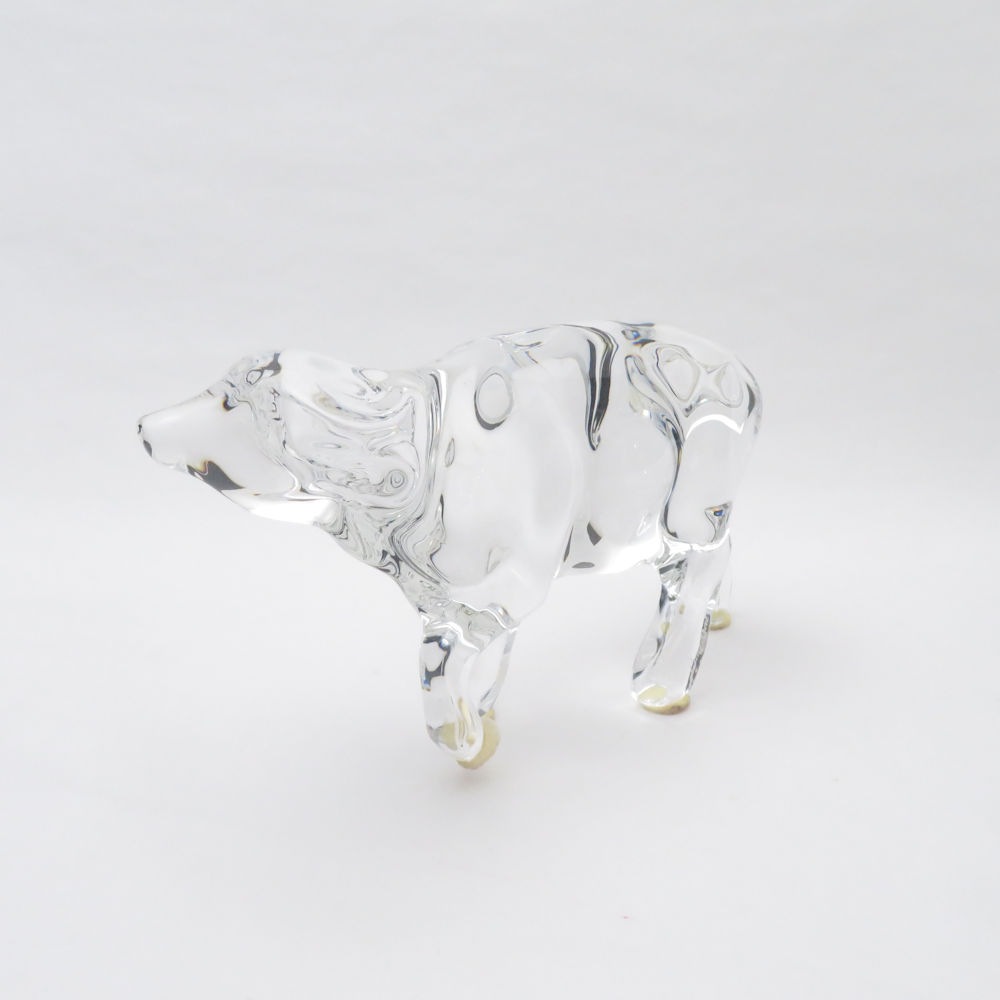 美品 Baccarat バカラ ゾディアック 干支シリーズ 牛 丑 フィギュリン  