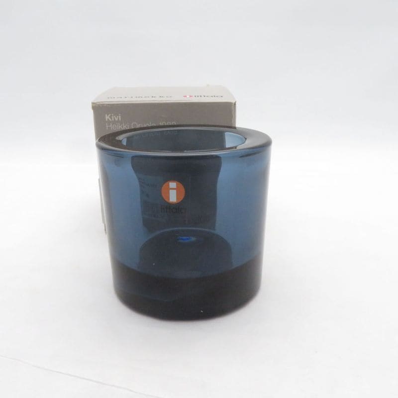 未使用 iittala×marimekko イッタラ×マリメッコ kivi キャンドルホルダー rain レイン SM5348D1 【中古】