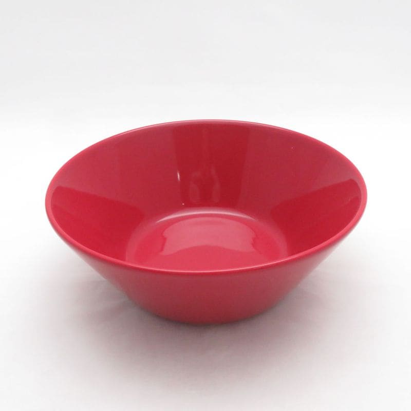 美品 iittala イッタラ ティーマ ボウル 15cmプレート レッド 廃盤 限定色 SC11275F1 【中古】