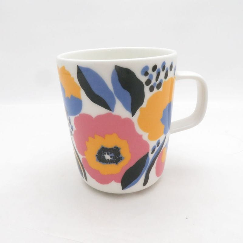 美品 marimekko マリメッコ ロサリウム マグカップ 花柄 北欧 SO4079E1 【中古】