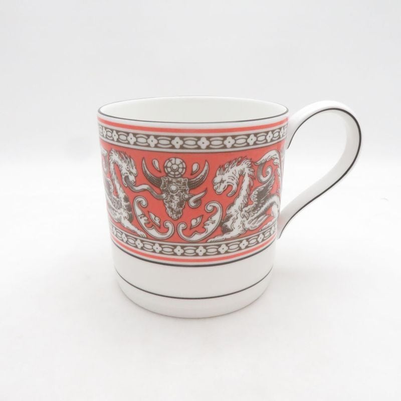 美品 WEDGWOOD ウェッジウッド フロレンティーン マグカップ サーモン コップ SN574E1 【中古】