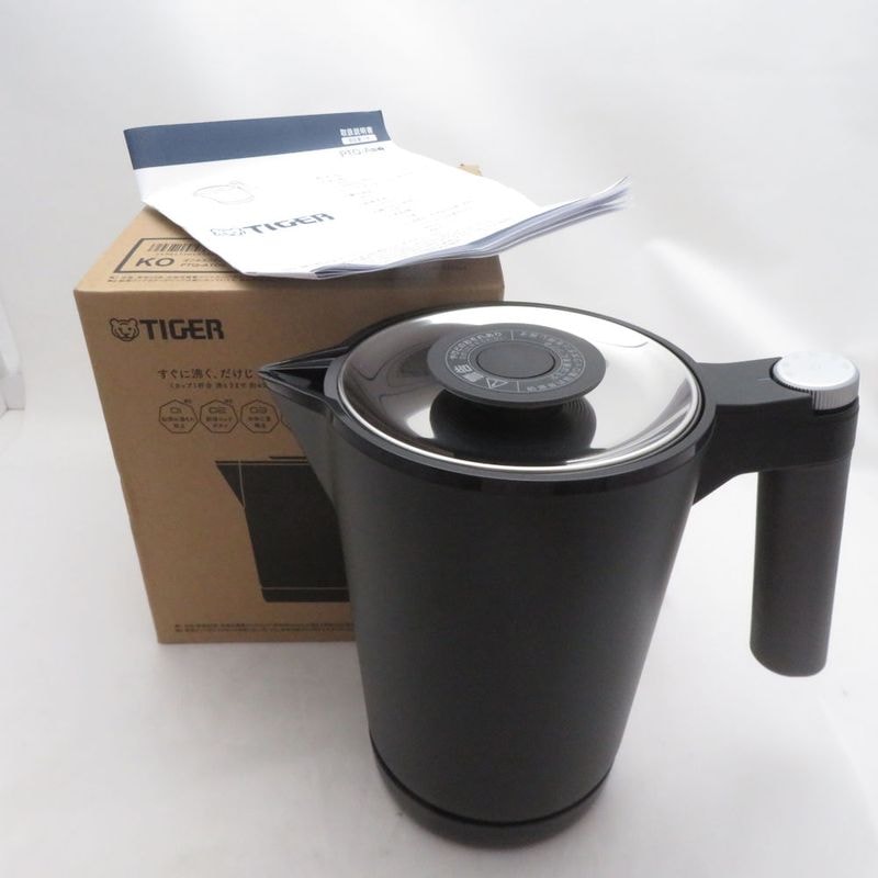 未使用 TIGER タイガー PTQ-A100 蒸気レス電気ケトル SM5665Z 【中古】