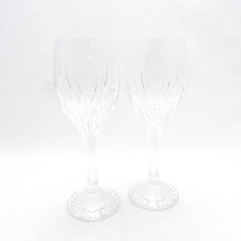美品 Baccarat バカラ ジュピター ワイングラス 2客 ペア SO4092P1 【中古】