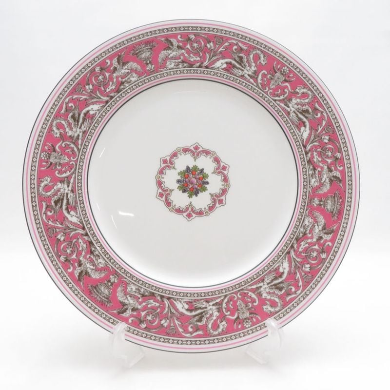 未使用 WEDGWOOD ウェッジウッド フロレンティーン フューシャ 大皿 27cmプレート SO3993P1 【中古】