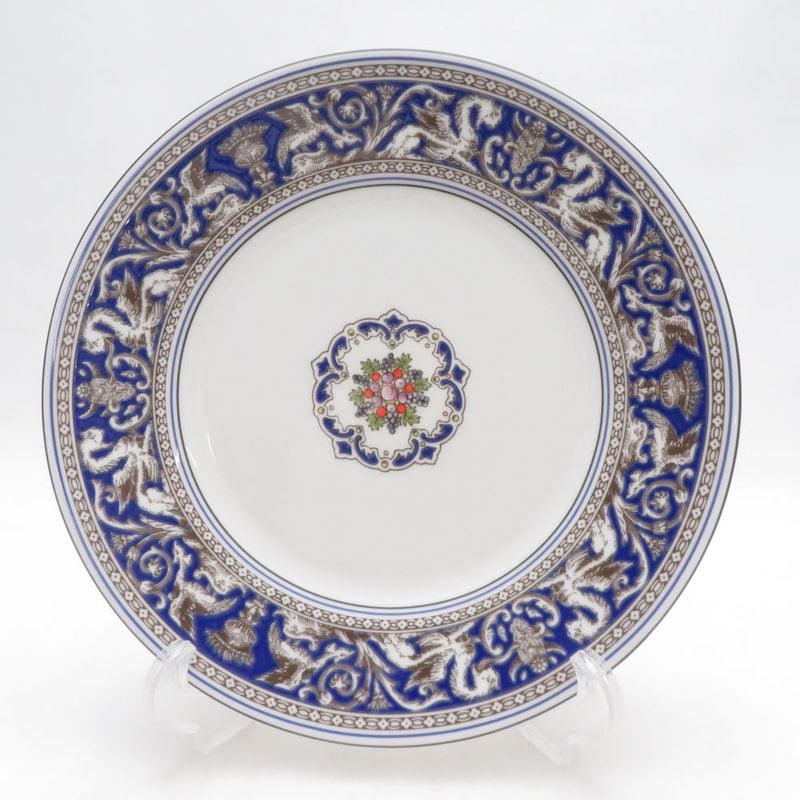 未使用 WEDGWOOD ウェッジウッド フロレンティーン マリン 中皿 20cmプレート SO3994P1 【中古】