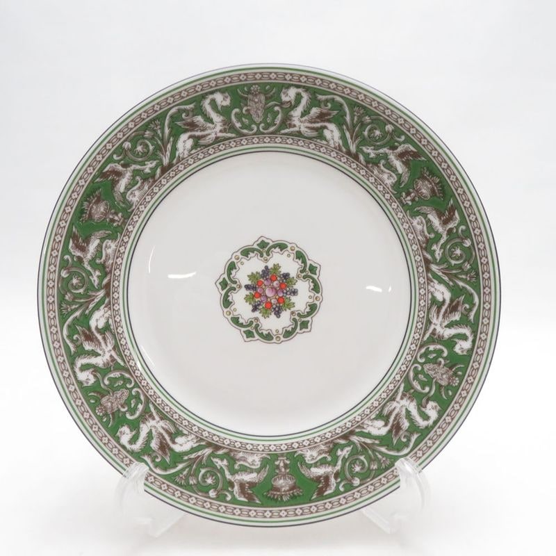 未使用 WEDGWOOD ウェッジウッド フロレンティーン ヴェルデ 中皿 20cmプレート SO3996P1 【中古】
