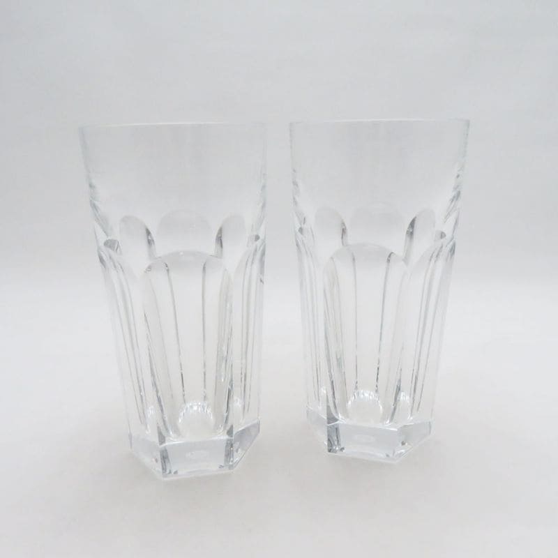 Baccarat バカラ アルクール ハイボールタンブラー 2点 クリスタル ペア グラス H14 SU14275G1 【中古】