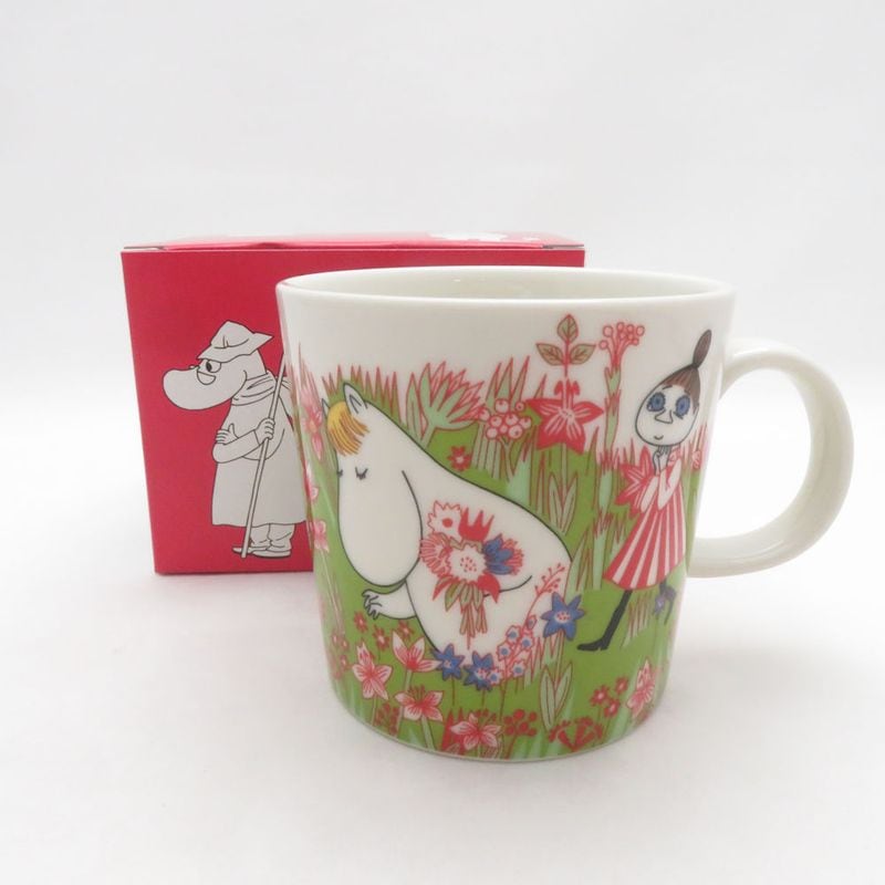 未使用 ARABIA アラビア ムーミンマグ 2016年夏季限定 midsummer ミッドサマー 夏至 マグカップ 北欧 SO4015A1 【中古】