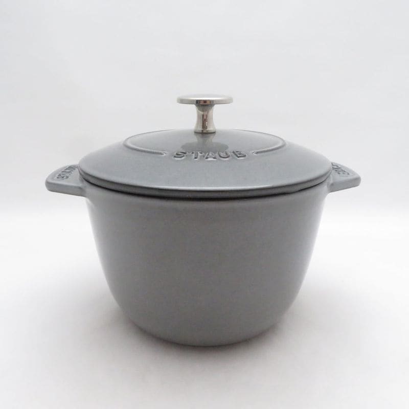 美品 STAUB ストウブ ラ ココット de GOHAN 両手鍋 16cm Mサイズ 2合炊き SO4148R1 【中古】
