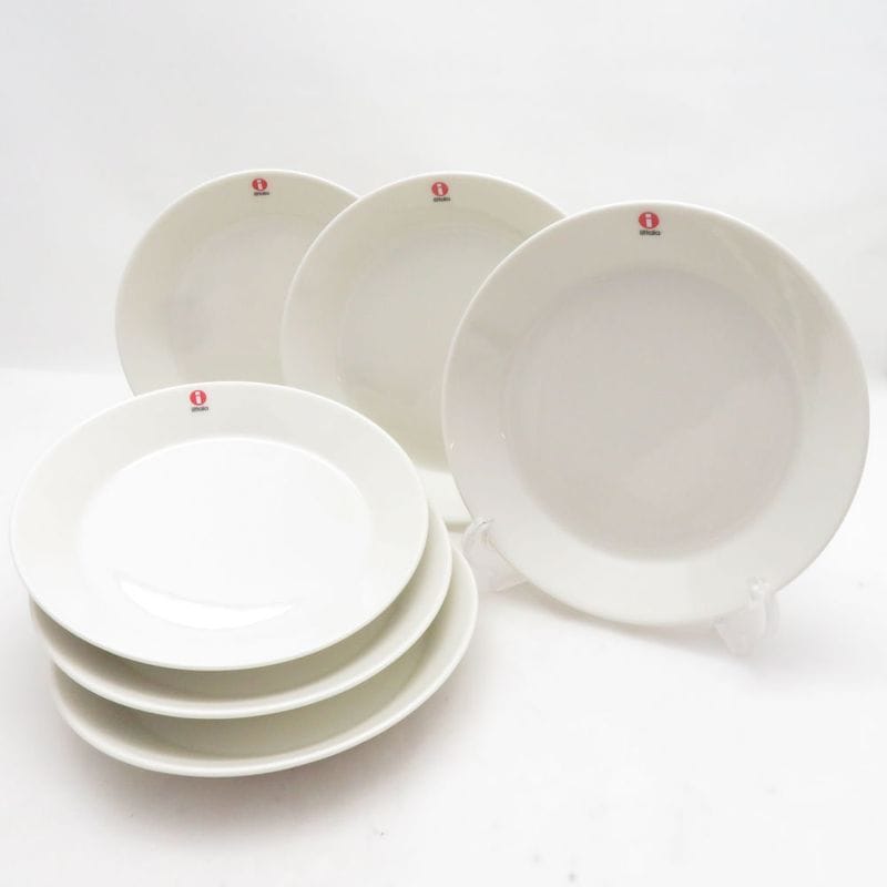 未使用 iittala イッタラ ティーマ 中皿 6枚 17cmプレートセット 北欧 フィンランド SU14228U2 【中古】
