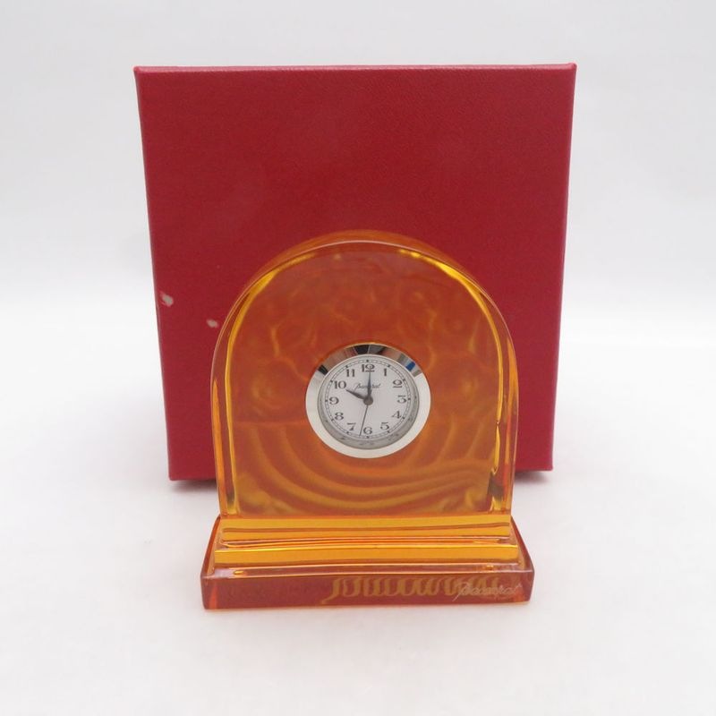 美品 Baccarat バカラ 置き時計 アールデコ SM5526V2 【中古】