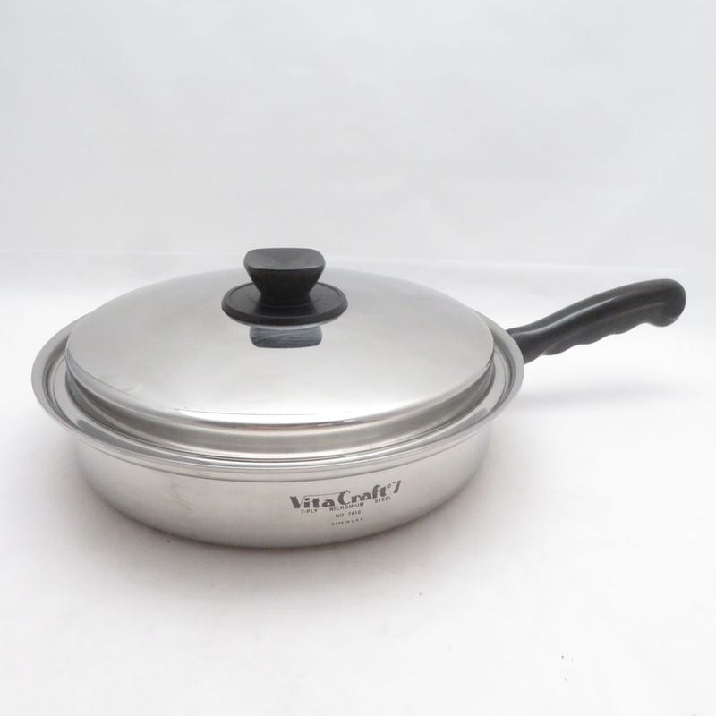 Vita Craft ビタクラフト 7410 ビタクラフトセブン フライパン 27cm ステンレス IH対応 SO4130Z 【中古】