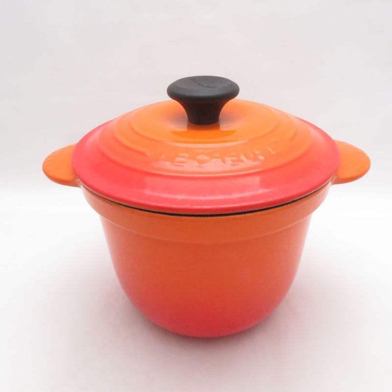 Le Creuset ルクルーゼ ココット エブリィ 両手鍋 18cm ご飯 炊飯 SN598H2 【中古】