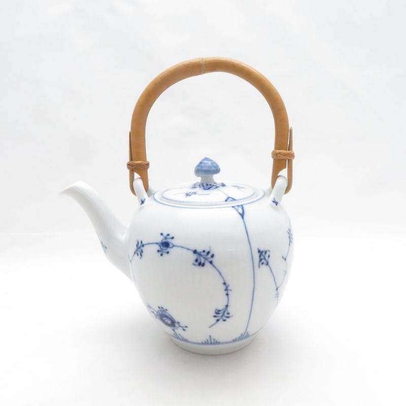 美品 ROYAL COPENHAGEN ロイヤルコペンハーゲン ブルーフルーテッド ジャパニーズティーポット 急須 SN583V1 【中古】