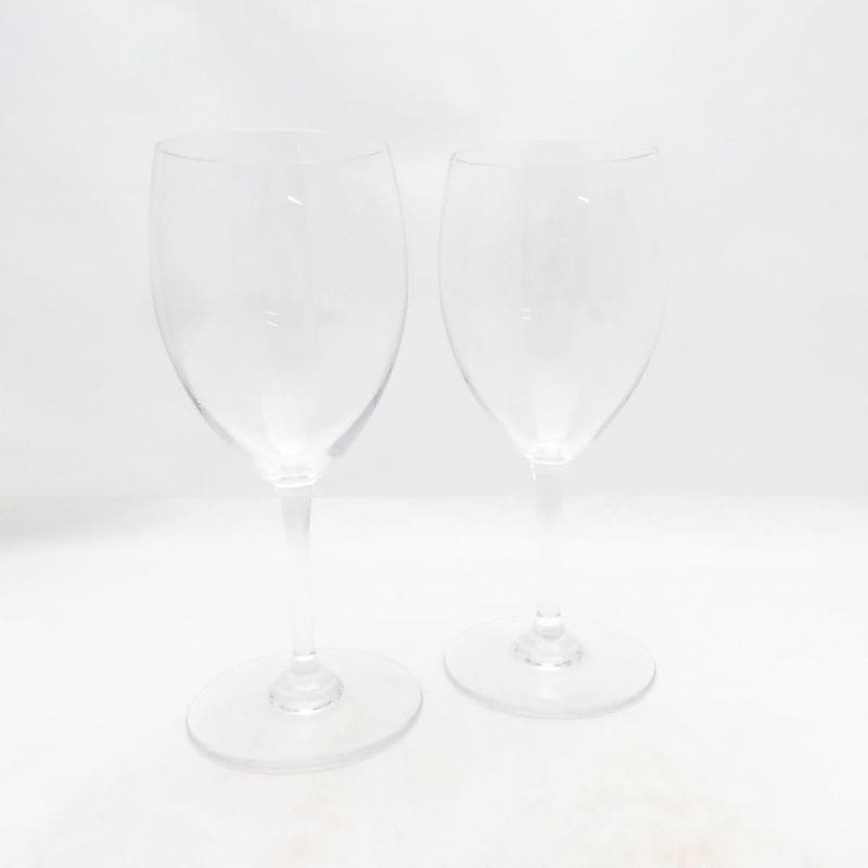 美品 Baccarat バカラ ワイングラス 2客 クリスタル ペア H18 クリア テイスティング 赤 白 SU14563B4 【中古】