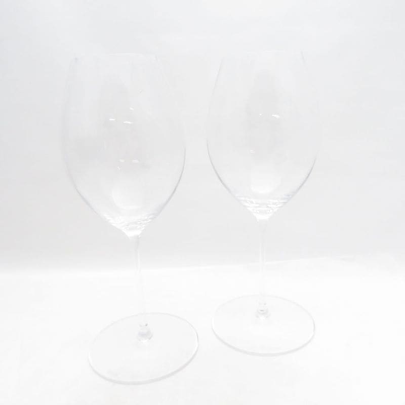美品 RIEDEL リーデル パフォーマンス シラーズ ワイングラス 2客 クリスタルガラス ペア 赤 H24.5 光学効果 ドイツ SU14594B4 【中古】