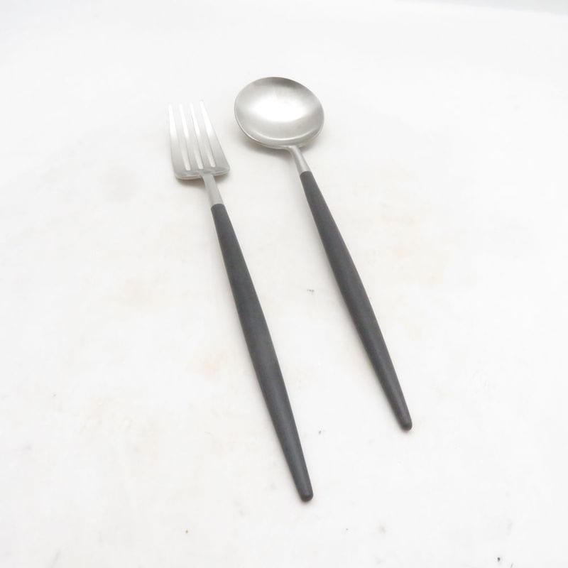 美品 Cutipol クチポール GOA ゴア スプーン フォーク 2本 ディナー テーブル カトラリー SO4204L1 【中古】