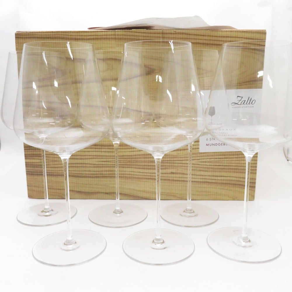 未使用 Zalto ザルト DENK'ART デンクアート ワイングラス 6客 セット BORDEAUX ボルドー SY9829Z 【中古】