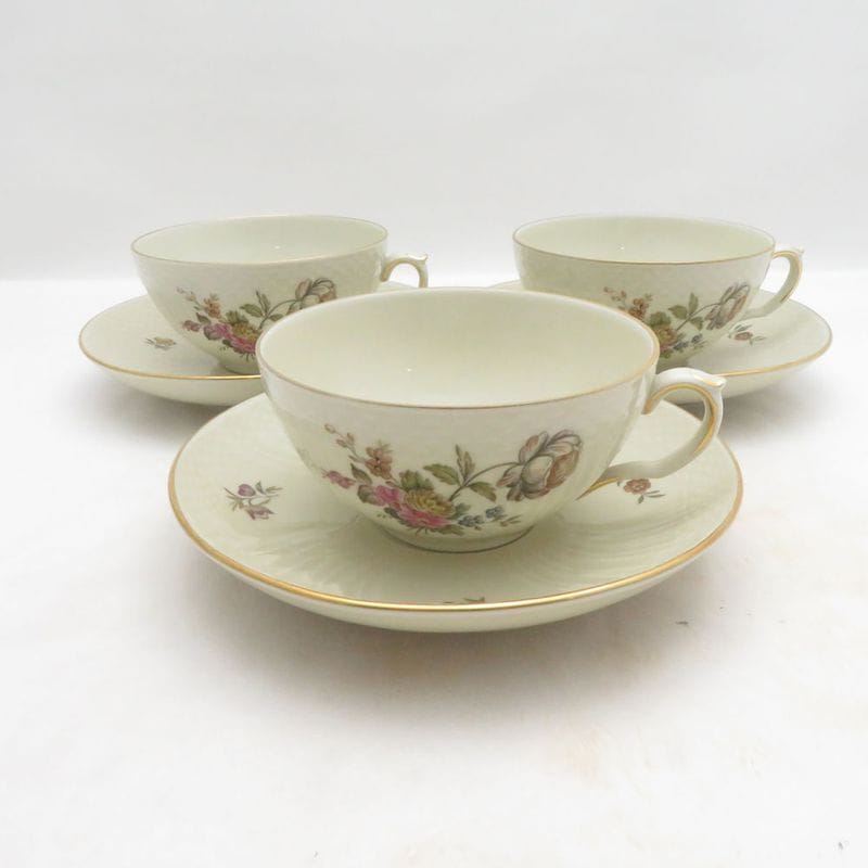美品 ROYAL COPENHAGEN ロイヤルコペンハーゲン フリセンボー カップ＆ソーサー 3客 セット SO4202L1 【中古】