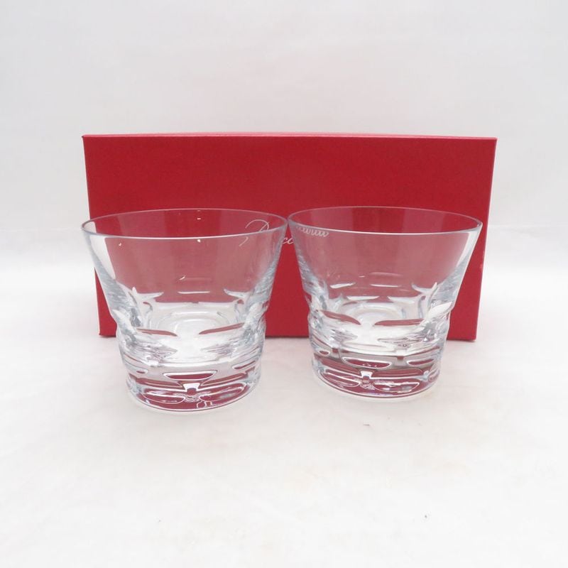 未使用 Baccarat バカラ 2017年 ルチア タンブラー 2点 ペア ロックグラス オールドファッション SM5439U2 【中古】