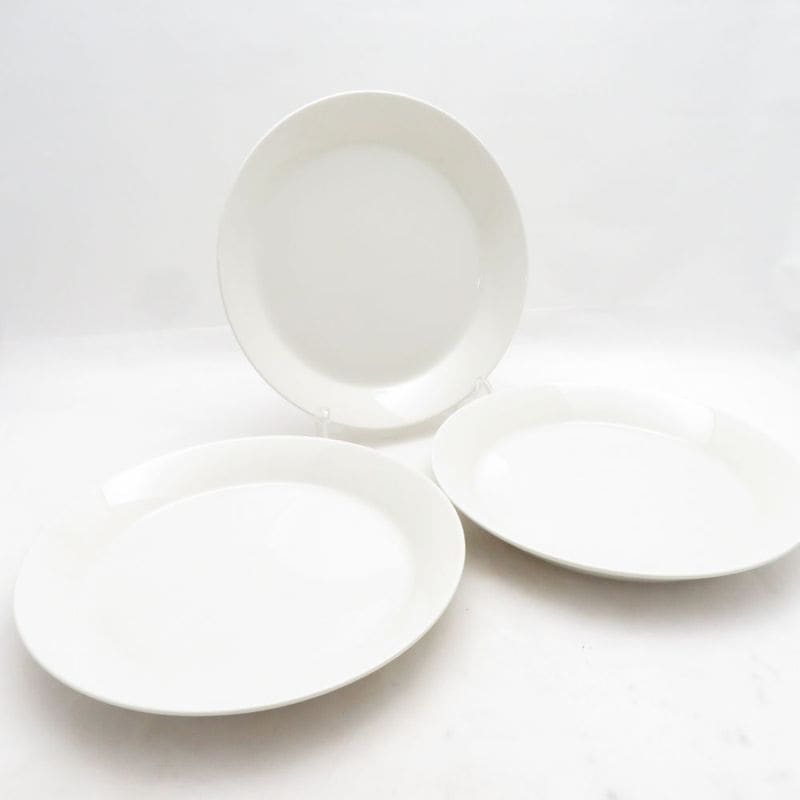 美品 iittala イッタラ ティーマ 中皿 3枚 セット 23cmプレート パン 北欧 SO4243T2 【中古】