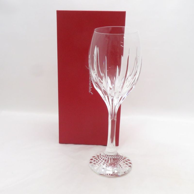 未使用 Baccarat バカラ ジュピター ワイングラス クリスタル 21cm SN614D1 【中古】