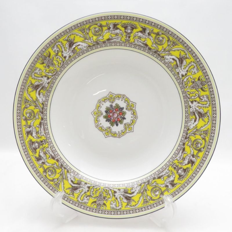 未使用 WEDGWOOD ウェッジウッド フロレンティーンシトロン スーププレート 23cm 中皿 深皿 パスタ SM5749D1 【中古】