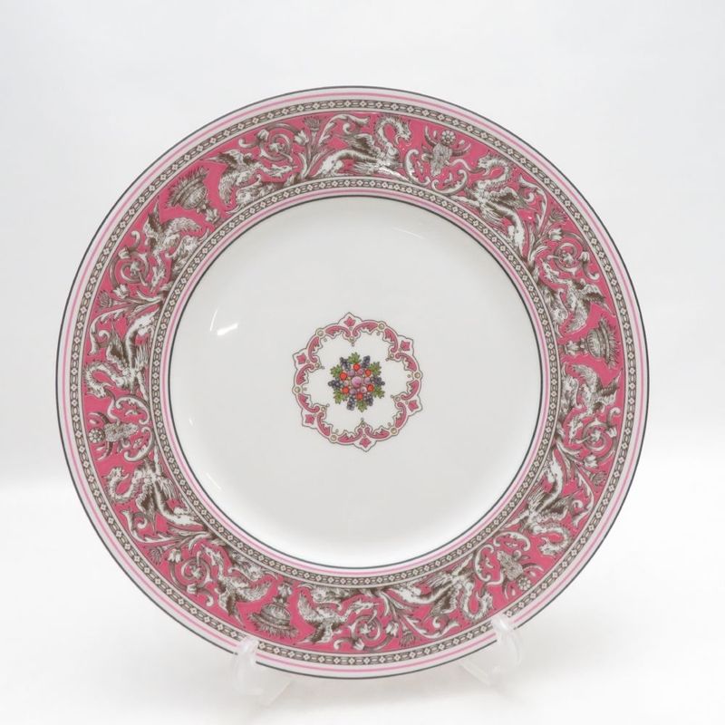 未使用 WEDGWOOD ウェッジウッド フロレンティーンフューシャ 大皿 27cmプレート ディナー SM5750D1 【中古】