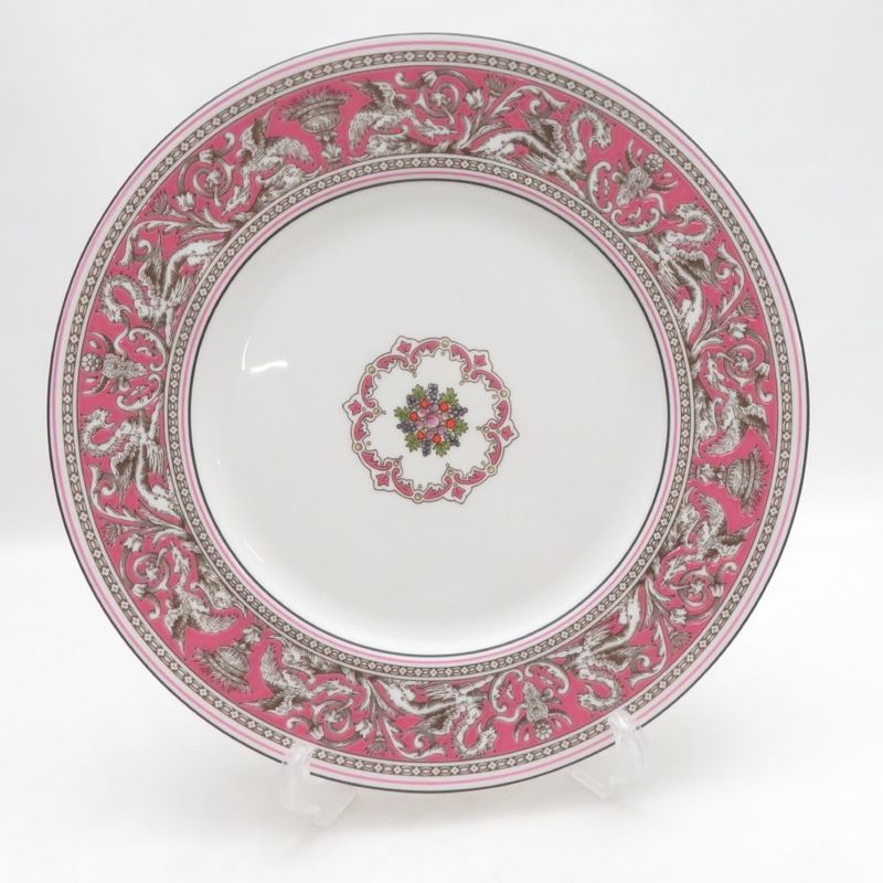 未使用 WEDGWOOD ウェッジウッド フロレンティーンフューシャ 大皿 27cmプレート ディナー SM5751D1 【中古】