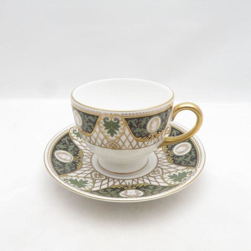 美品 WEDGWOOD ウェッジウッド バーリントン ティーカップ＆ソーサー リー SM5759E1 【中古】