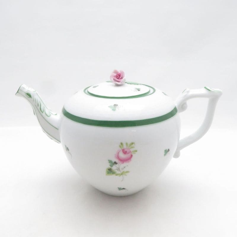 美品 Herend ヘレンド VRH ウィーンの薔薇 ティーポット 紅茶 バラ SO4270D1 【中古】