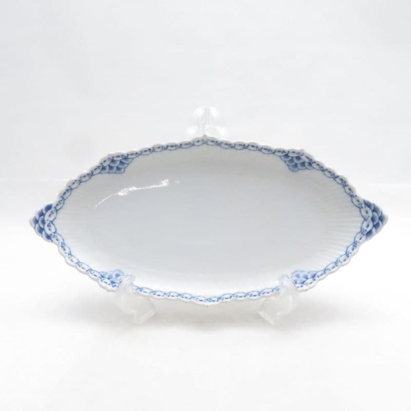 美品 ROYAL COPENHAGEN ロイヤルコペンハーゲン プリンセス ピックルディッシュ 25cmプレート SM5868Q1 【中古】